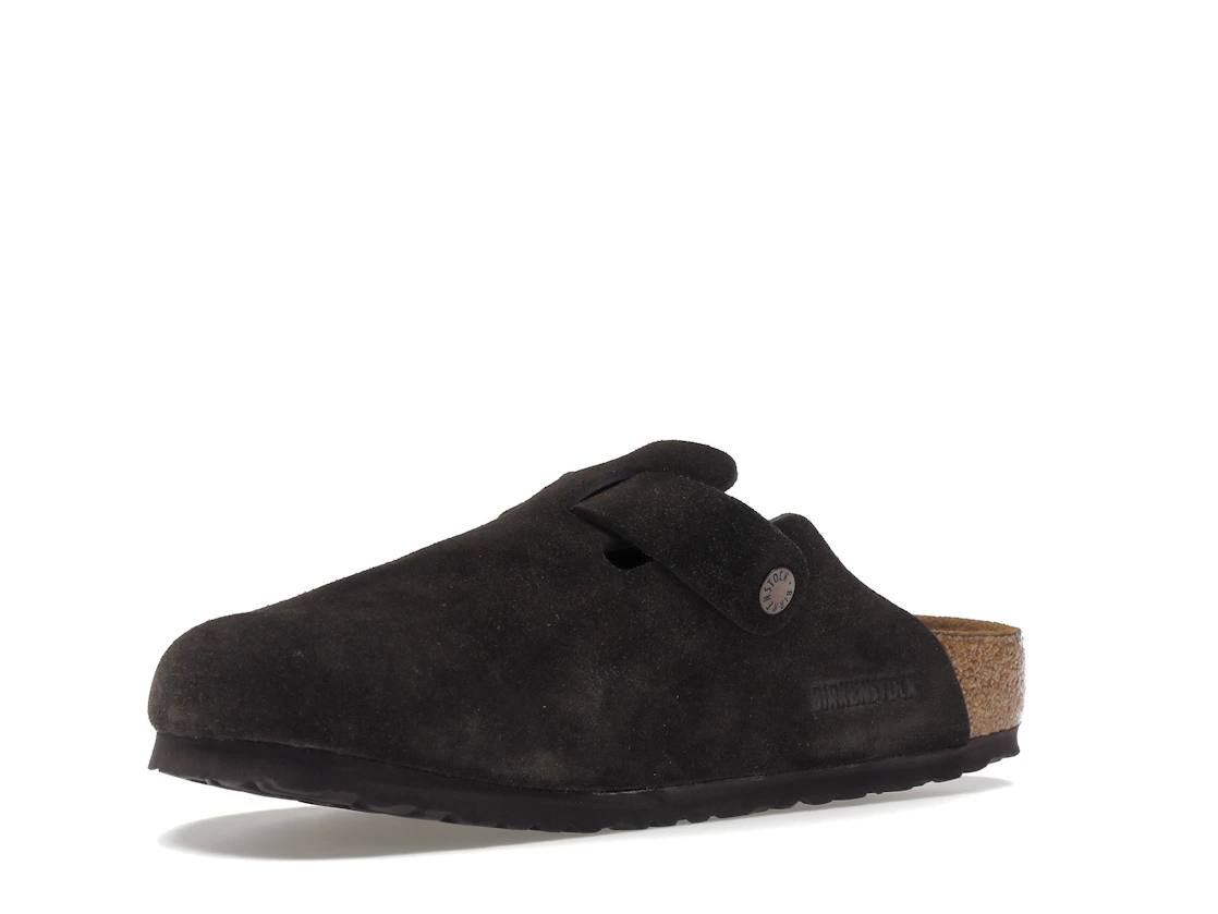 Vue 15 de Birkenstock Boston Soft Footbed Suede  Mocha