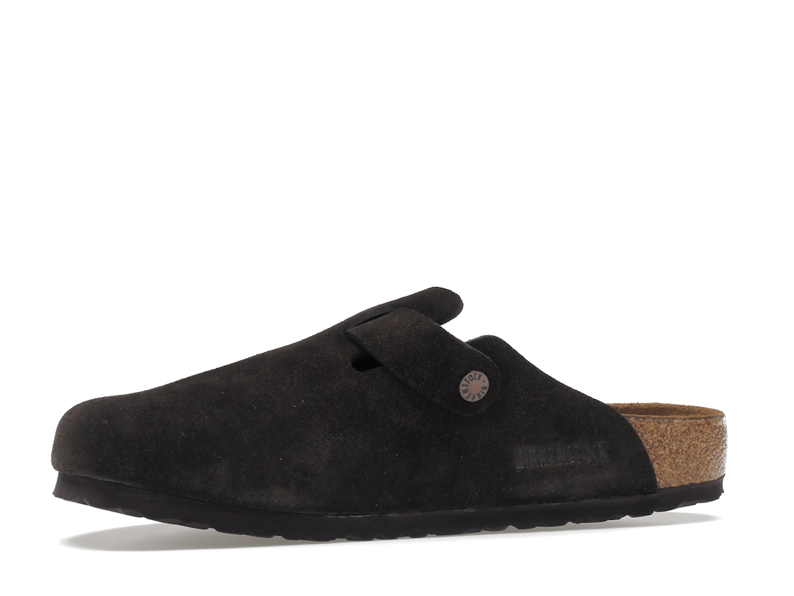 Vue 17 de Birkenstock Boston Soft Footbed Suede  Mocha