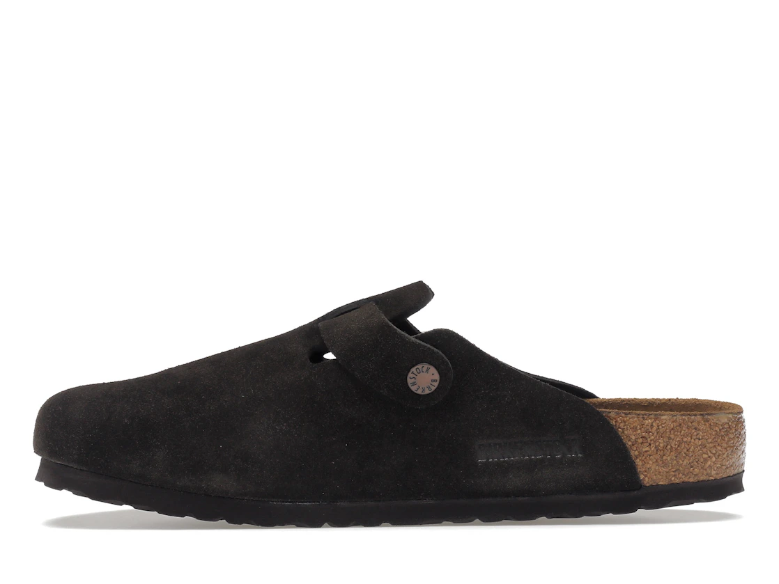 Vue 19 de Birkenstock Boston Soft Footbed Suede  Mocha