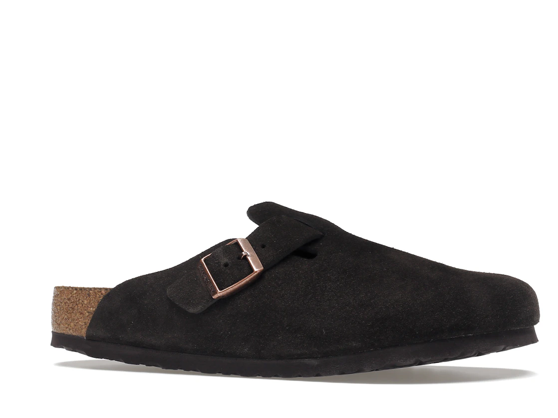 Vue 3 de Birkenstock Boston Soft Footbed Suede  Mocha