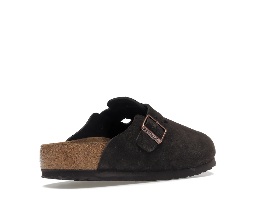 Vue 32 de Birkenstock Boston Soft Footbed Suede  Mocha