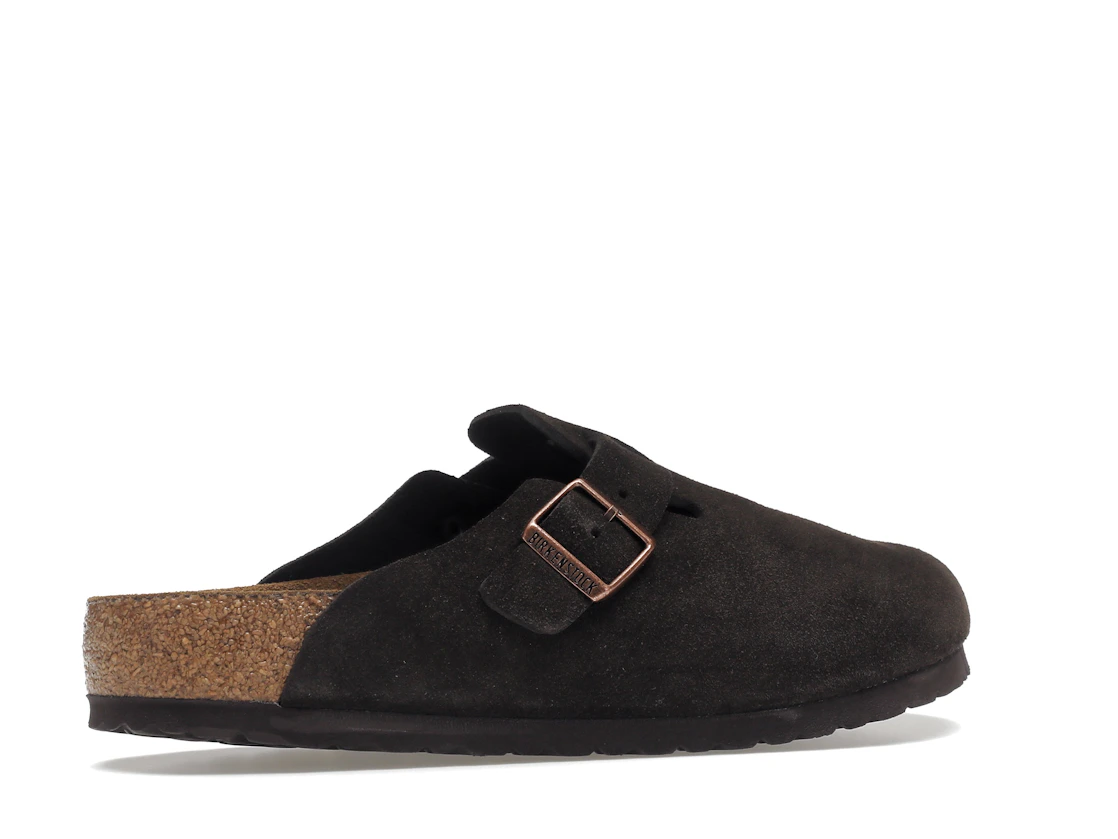 Vue 34 de Birkenstock Boston Soft Footbed Suede  Mocha