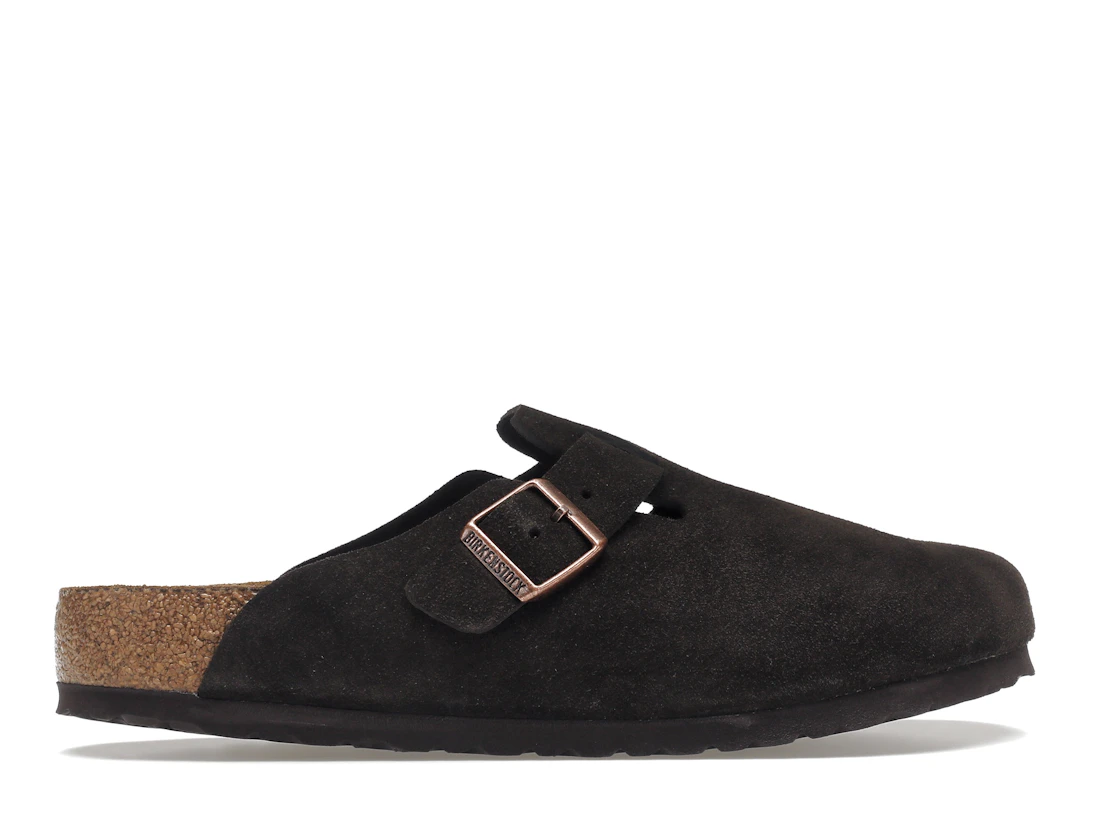 Vue 36 de Birkenstock Boston Soft Footbed Suede  Mocha