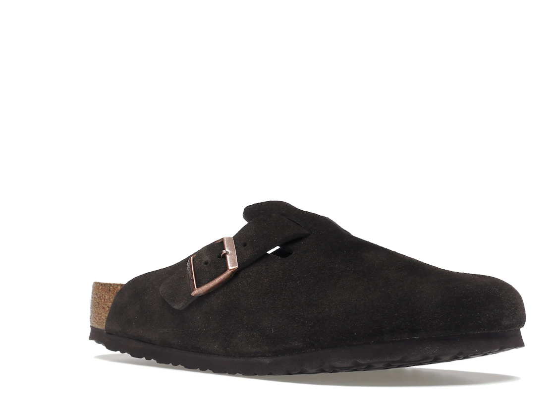 Vue 5 de Birkenstock Boston Soft Footbed Suede  Mocha