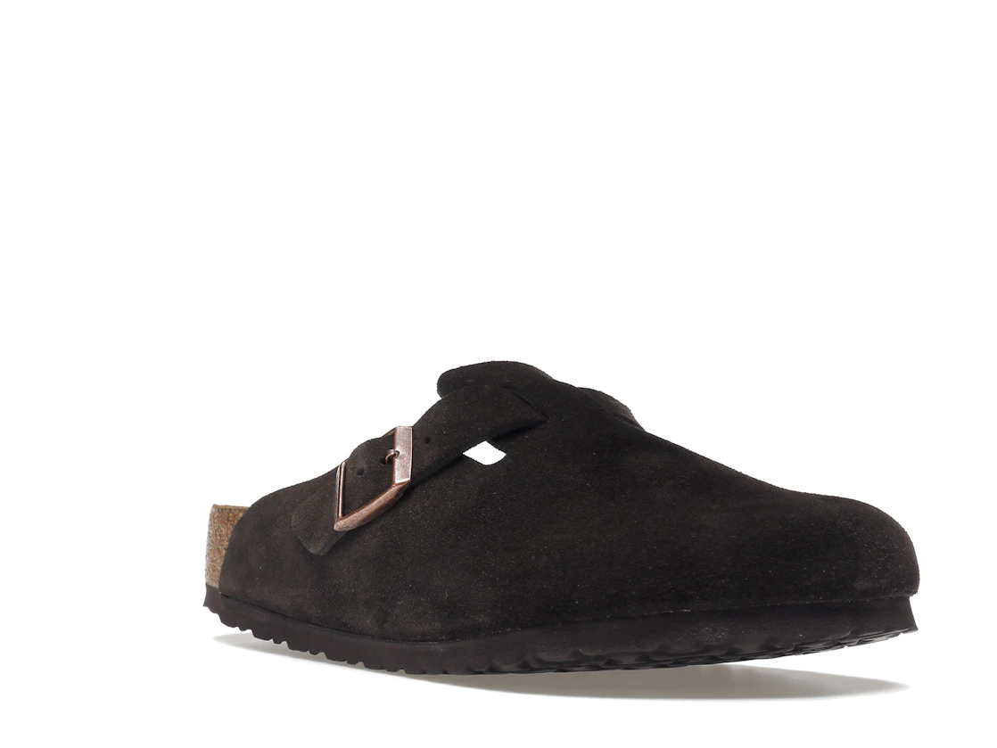 Vue 6 de Birkenstock Boston Soft Footbed Suede  Mocha