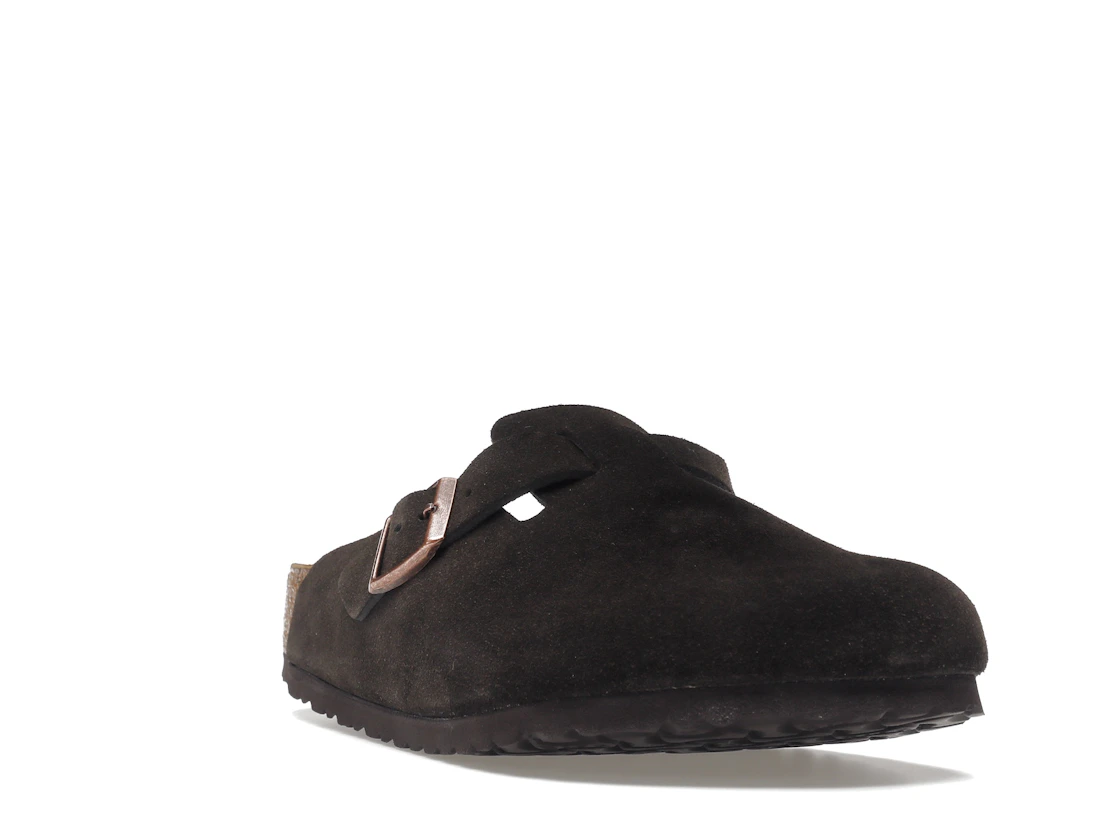 Vue 7 de Birkenstock Boston Soft Footbed Suede  Mocha