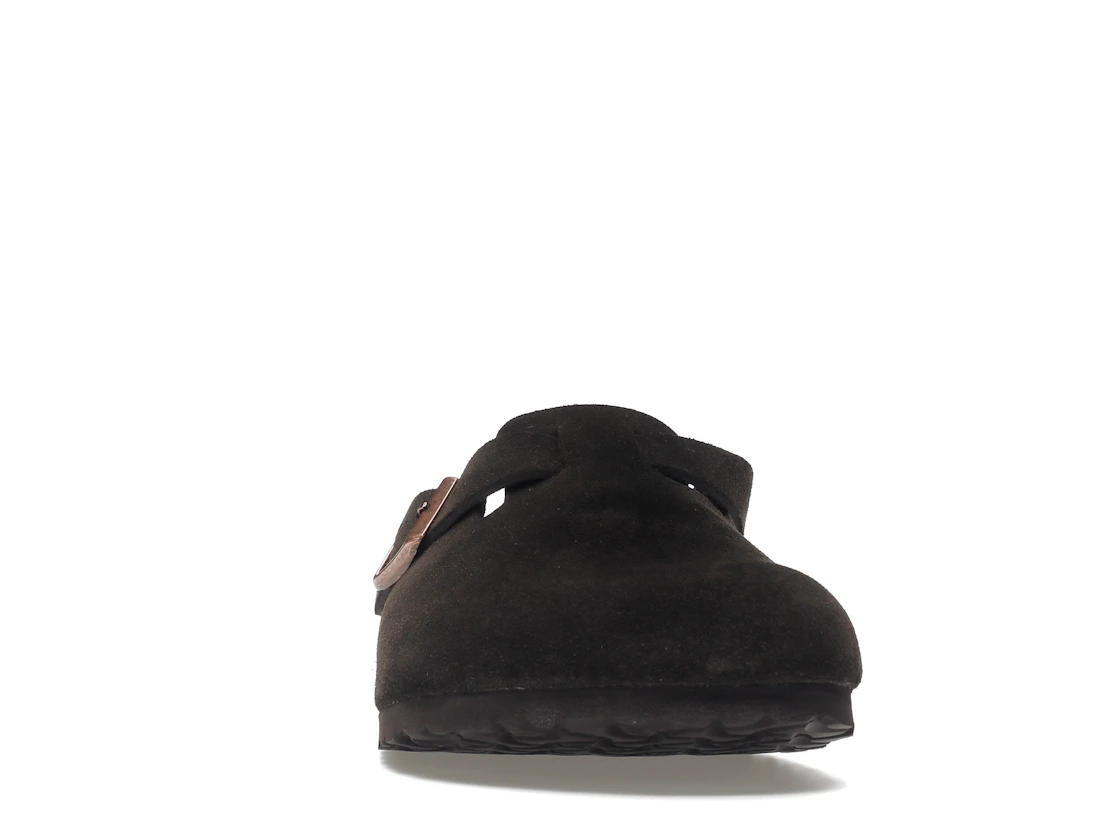 Vue 9 de Birkenstock Boston Soft Footbed Suede  Mocha
