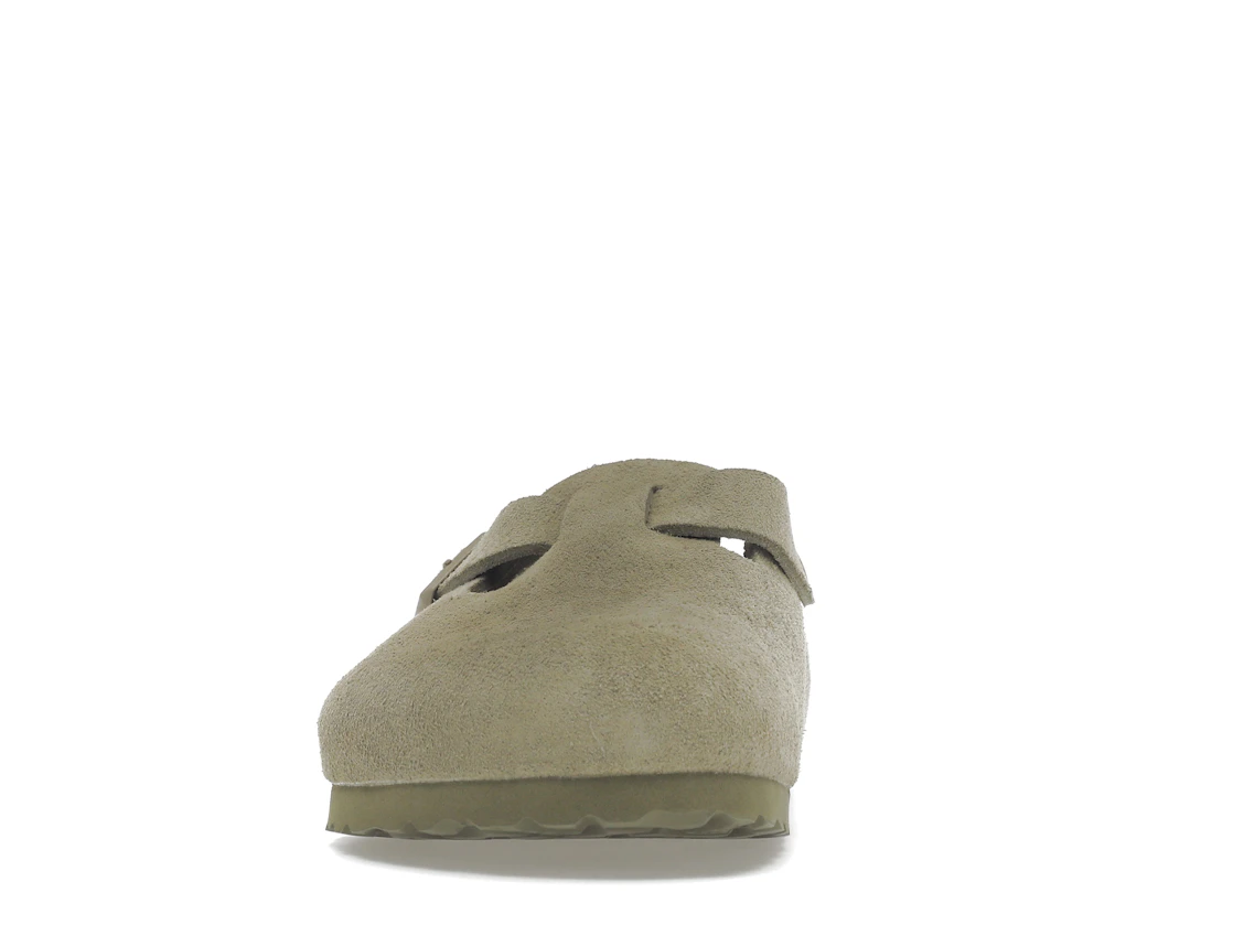 Vue 11 de Birkenstock Boston Soft Footbed Suede Faded Khaki