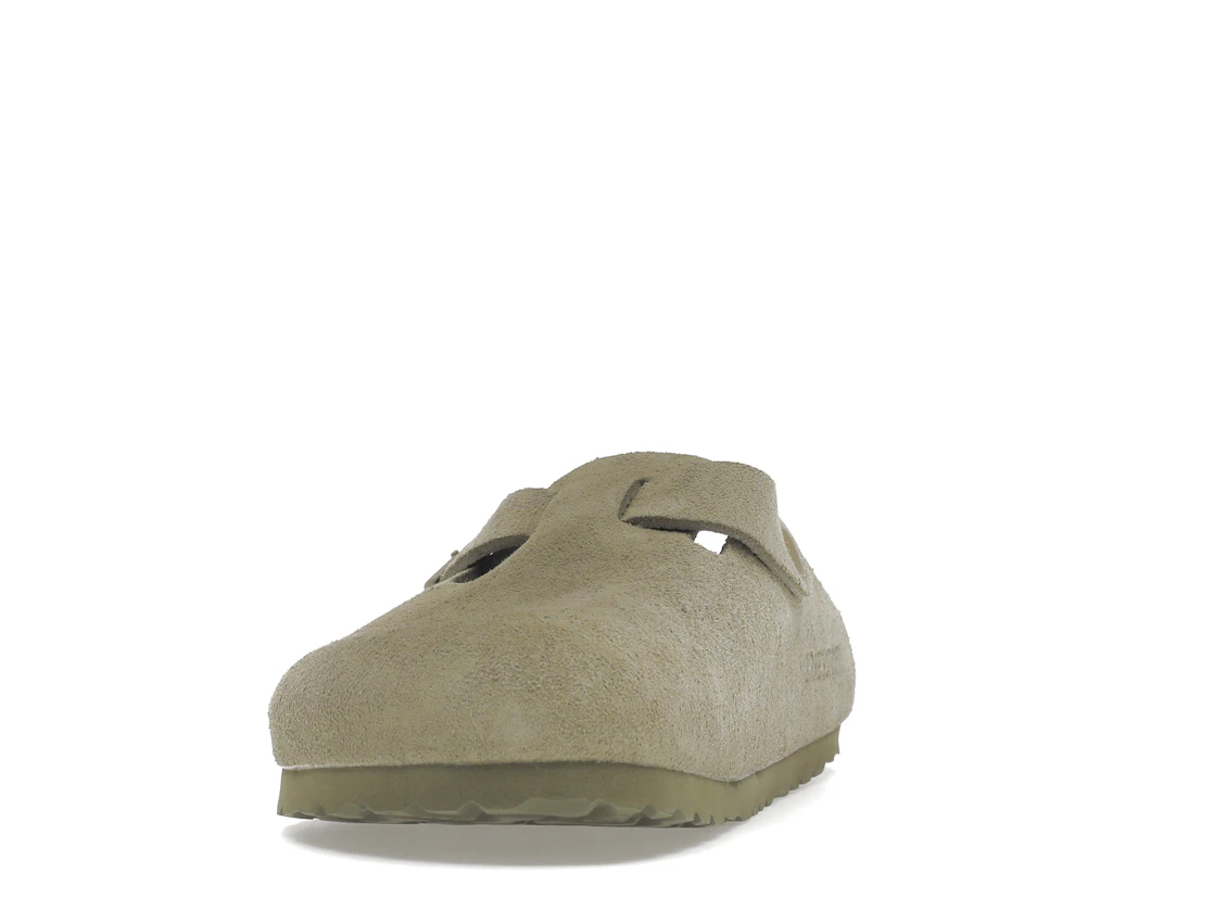 Vue 12 de Birkenstock Boston Soft Footbed Suede Faded Khaki