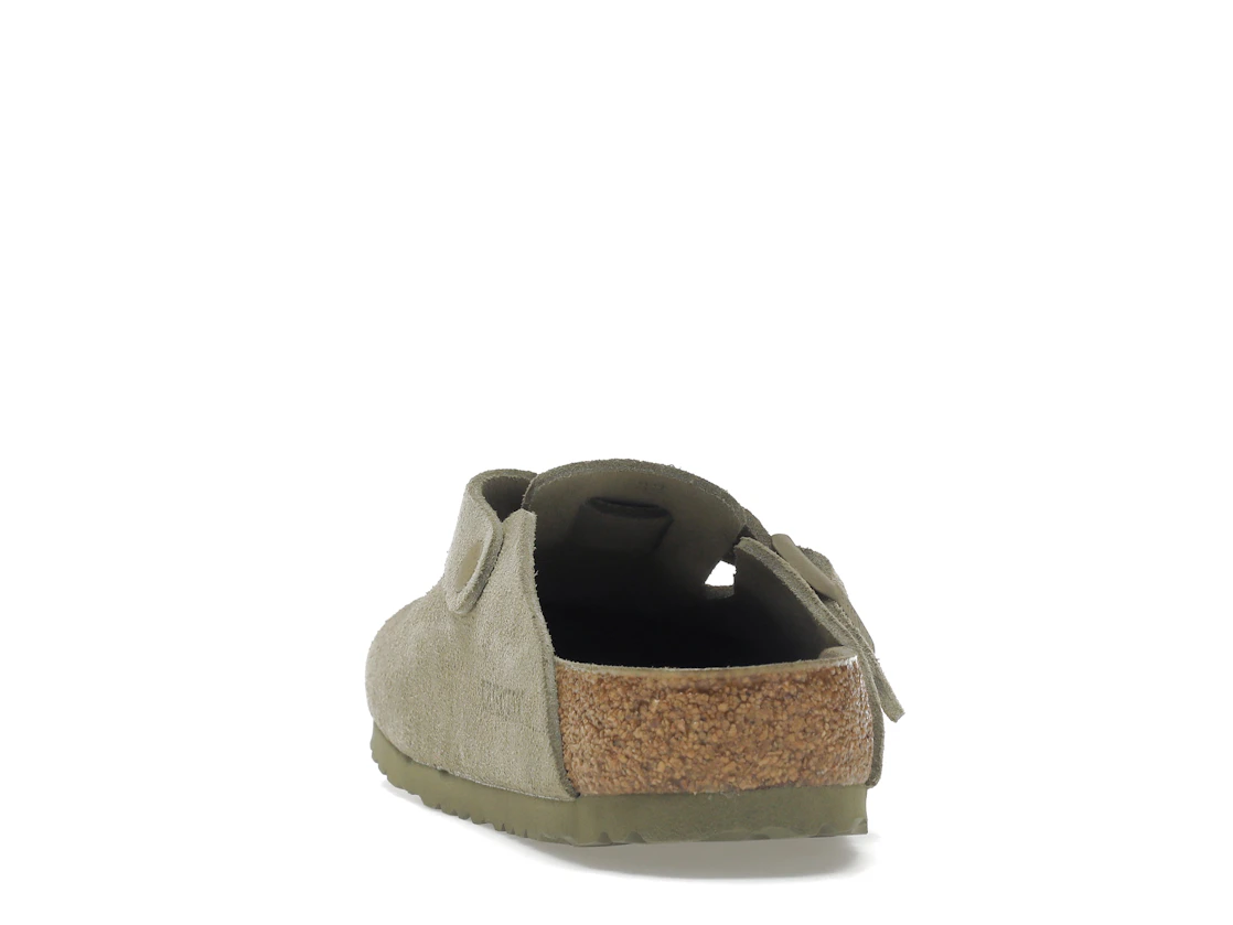Vue 27 de Birkenstock Boston Soft Footbed Suede Faded Khaki