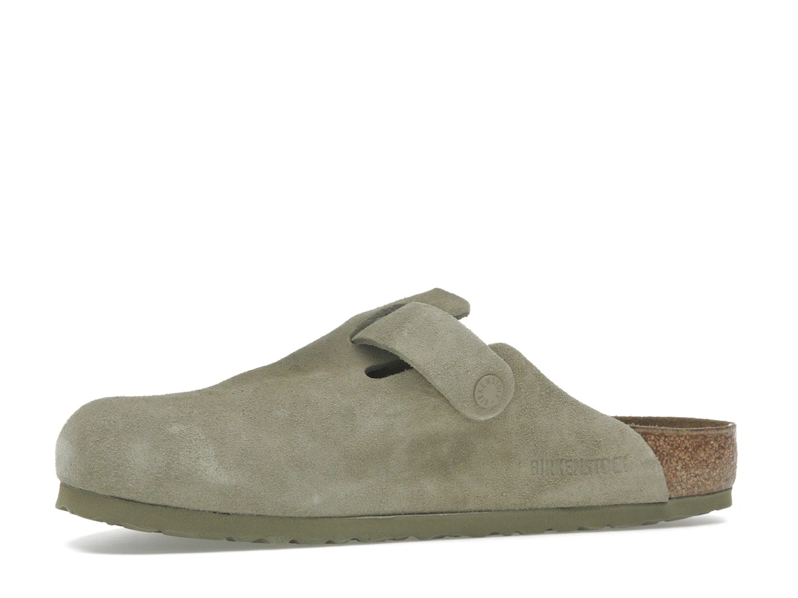 Vue 17 de Birkenstock Boston Suede Faded Khaki