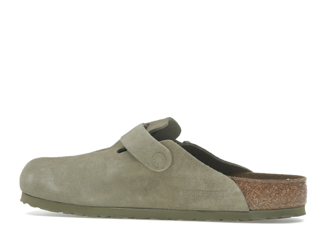 Vue 21 de Birkenstock Boston Suede Faded Khaki