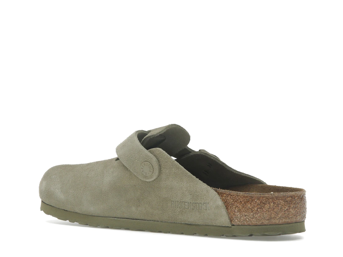 Vue 23 de Birkenstock Boston Suede Faded Khaki
