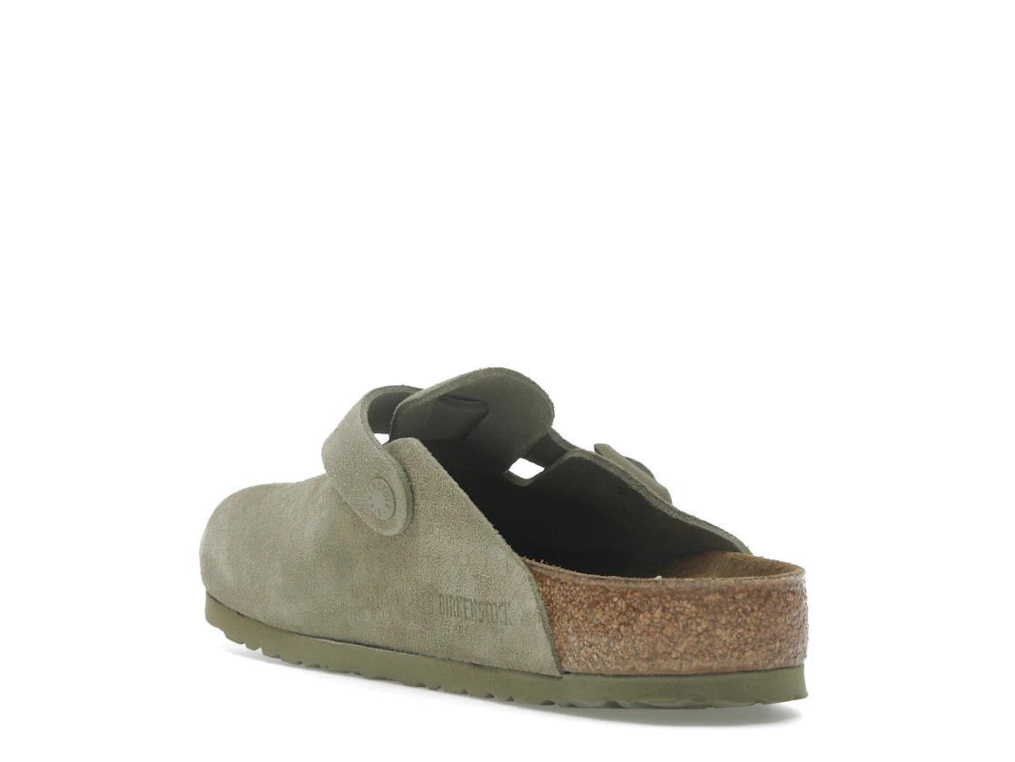 Vue 25 de Birkenstock Boston Suede Faded Khaki