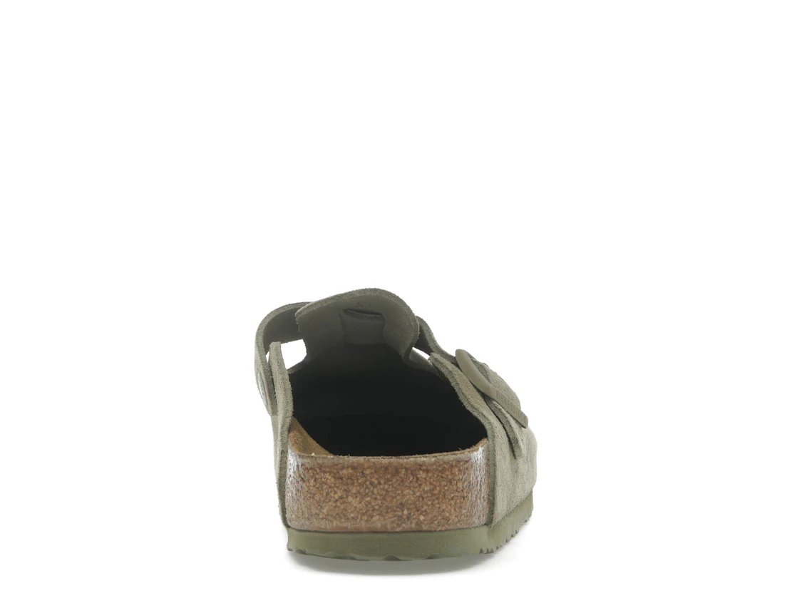 Vue 28 de Birkenstock Boston Suede Faded Khaki