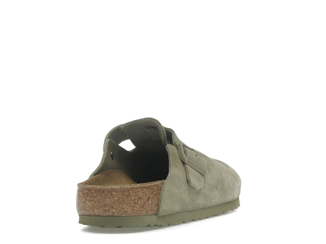 Vue 30 de Birkenstock Boston Suede Faded Khaki