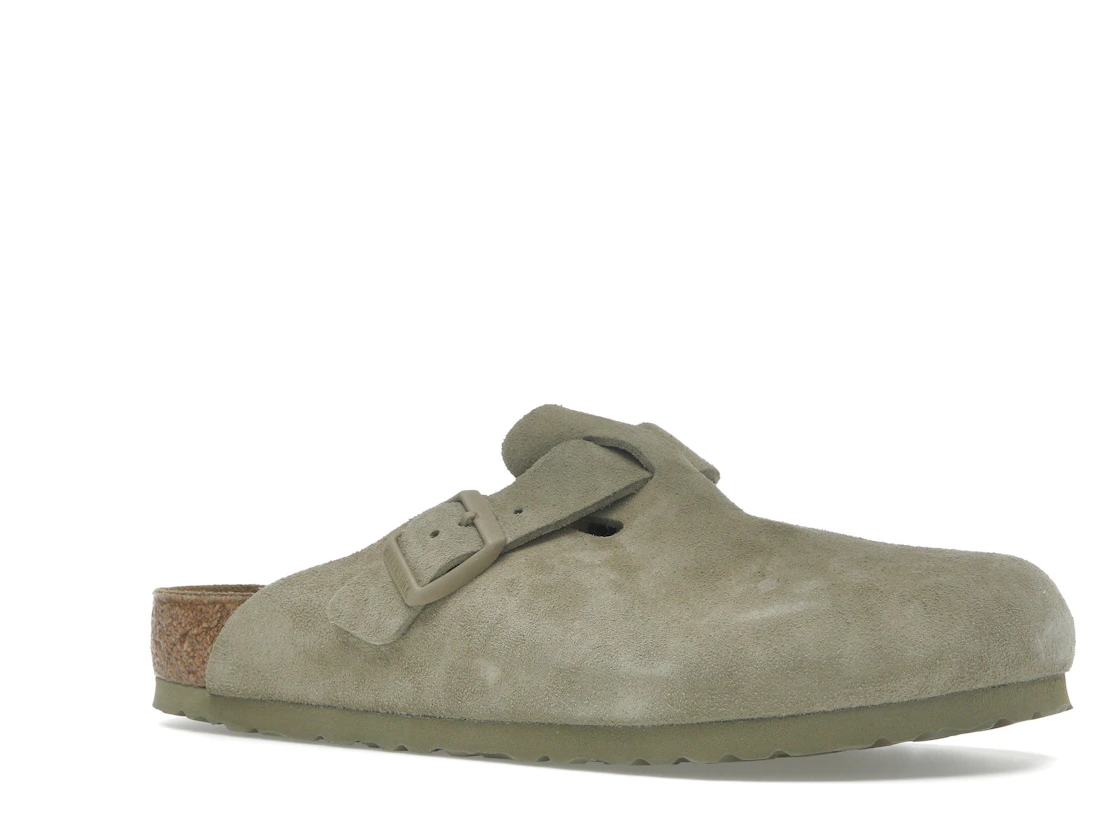 Vue 4 de Birkenstock Boston Suede Faded Khaki