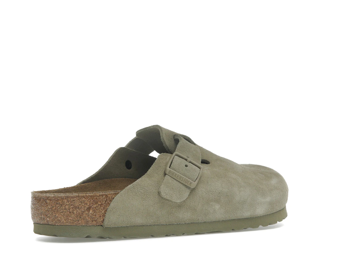 Vue 33 de Birkenstock Boston Suede Faded Khaki