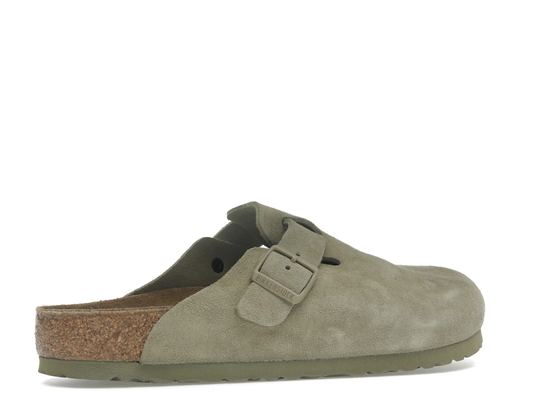 Vue 34 de Birkenstock Boston Suede Faded Khaki