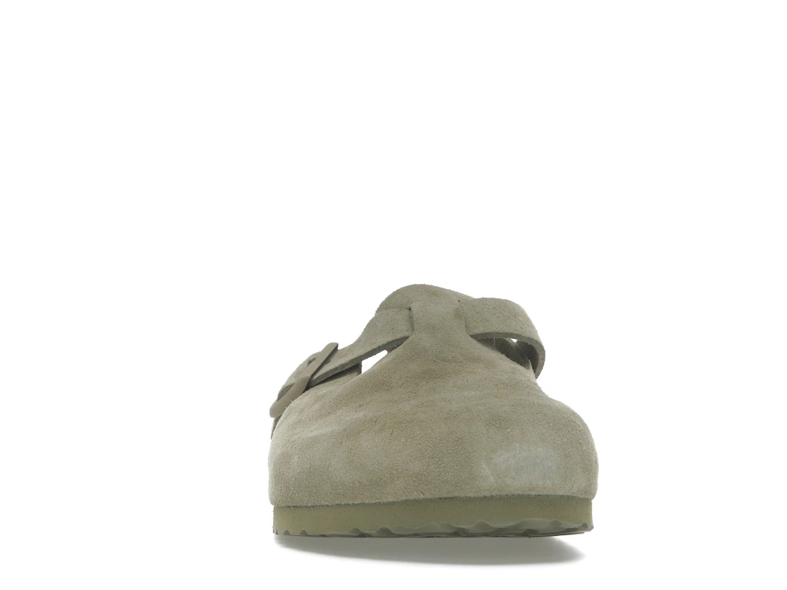 Vue 9 de Birkenstock Boston Suede Faded Khaki