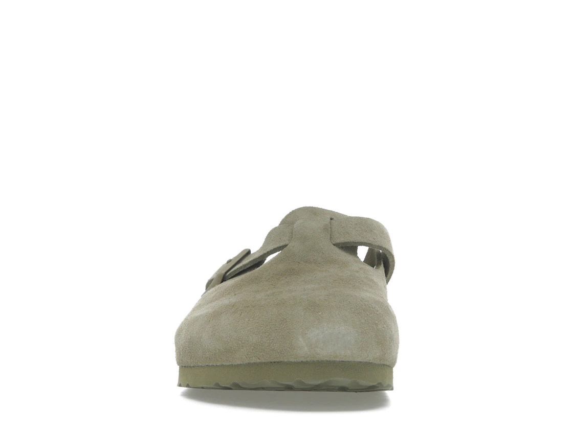 Vue 10 de Birkenstock Boston Suede Faded Khaki