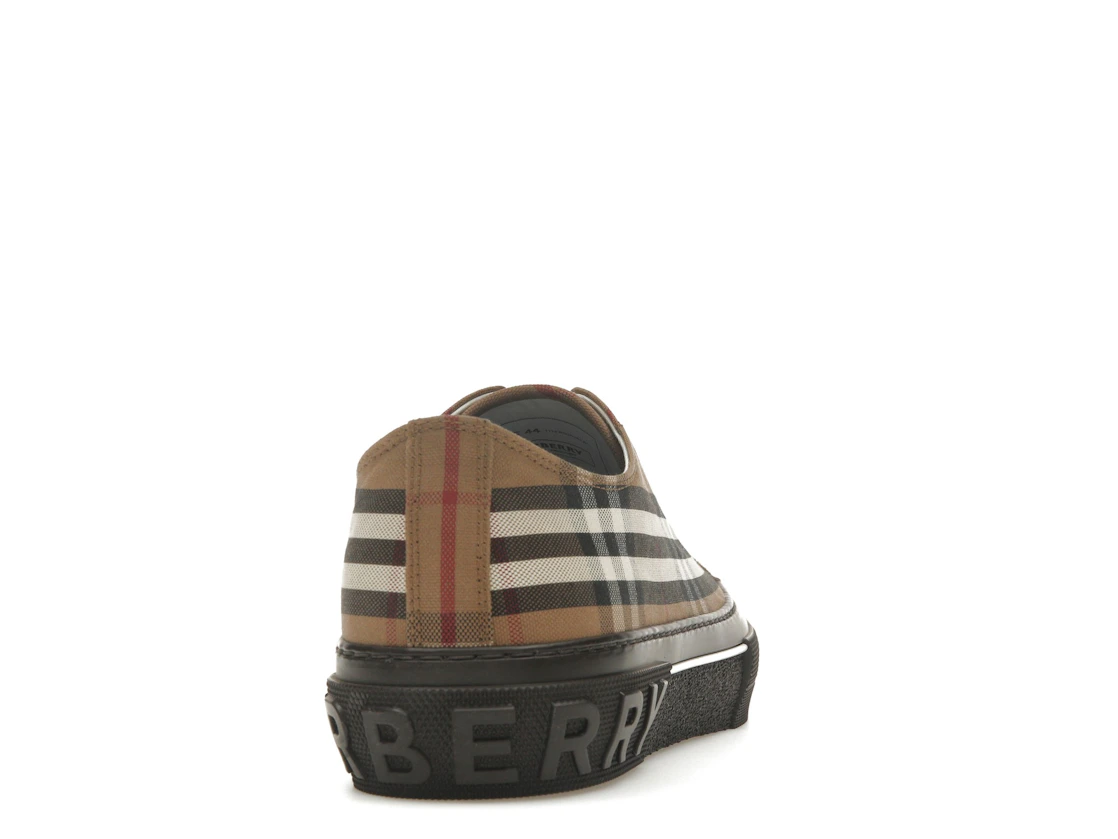 Vue 29 de Burberry Vintage Check Lace-Up Sneaker Beige Brown