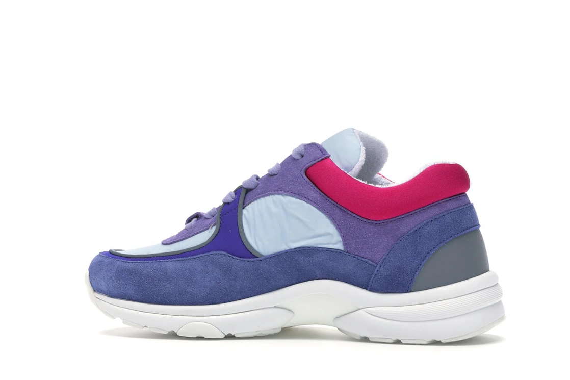Vue 21 de Chanel Low Top Trainer CC Ivory Blue 