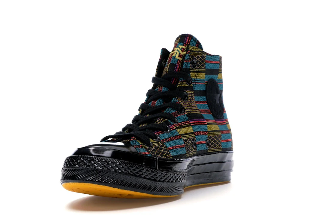 Vue 13 de Converse Chuck Taylor All Star 70 Hi BHM Black Multi All Over Print (2019)