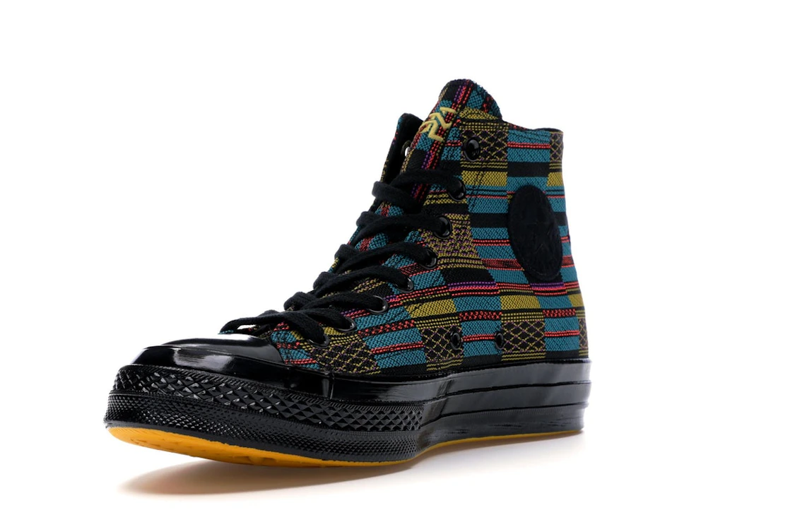 Vue 14 de Converse Chuck Taylor All Star 70 Hi BHM Black Multi All Over Print (2019)