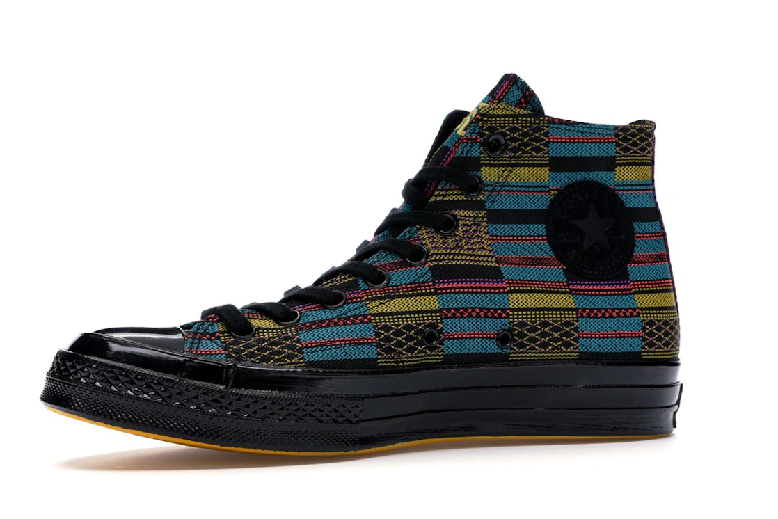 Vue 17 de Converse Chuck Taylor All Star 70 Hi BHM Black Multi All Over Print (2019)