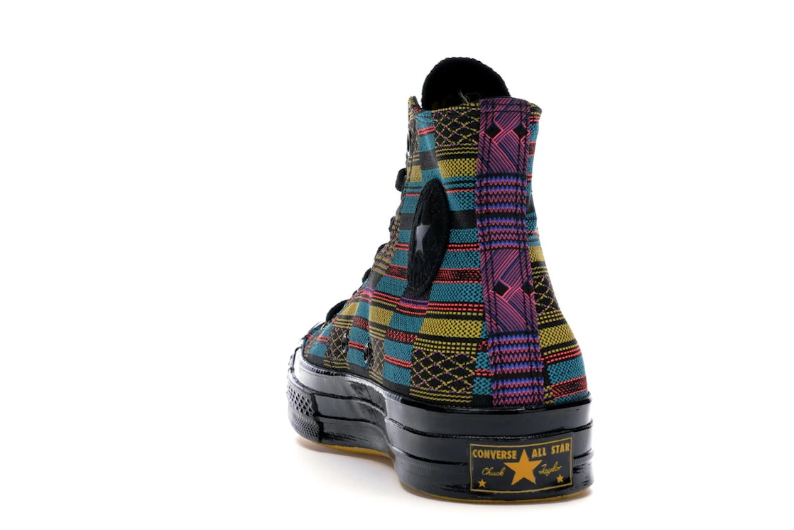 Vue 27 de Converse Chuck Taylor All Star 70 Hi BHM Black Multi All Over Print (2019)