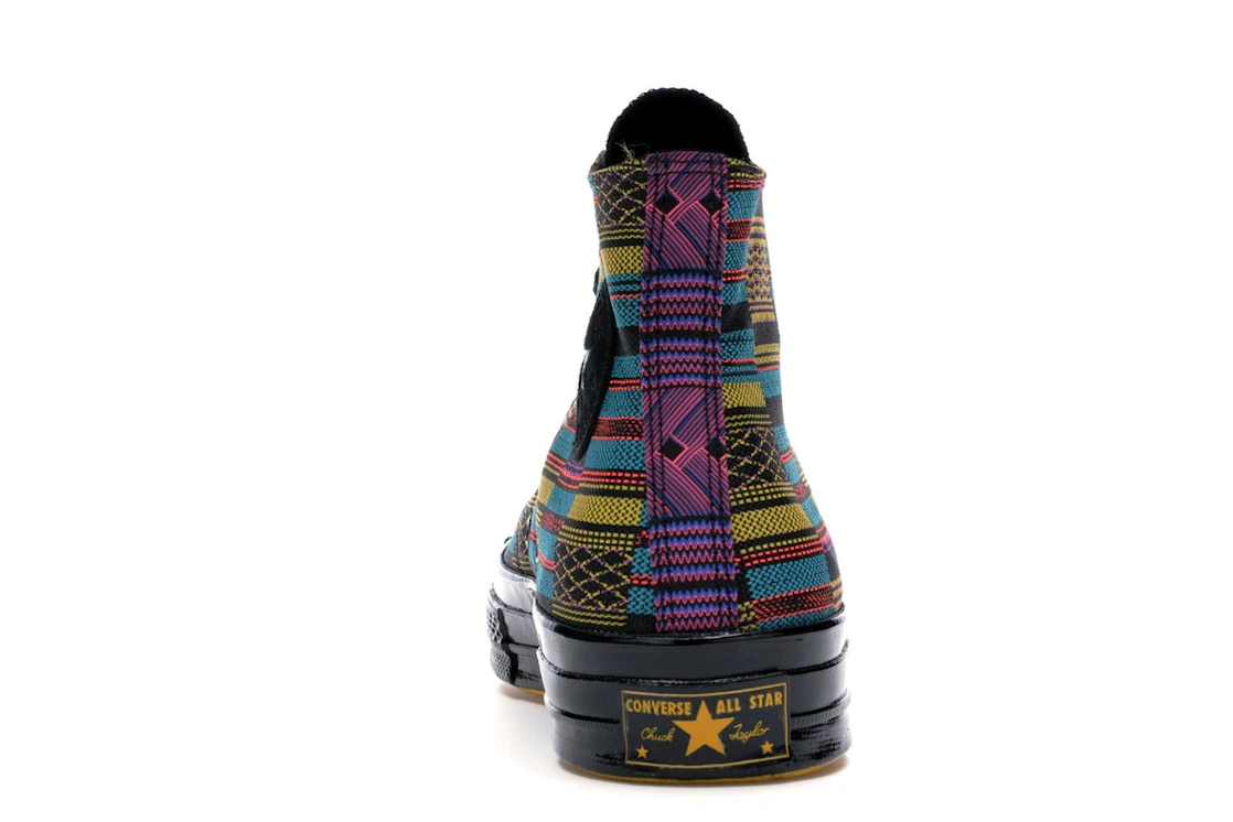 Vue 28 de Converse Chuck Taylor All Star 70 Hi BHM Black Multi All Over Print (2019)