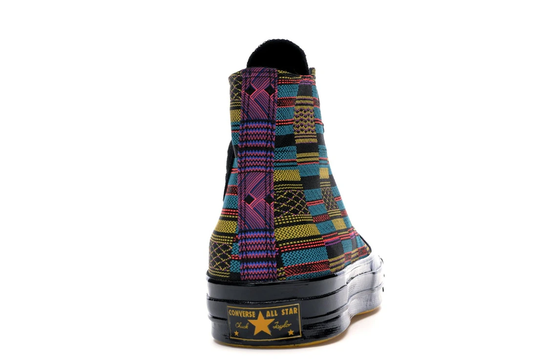 Vue 29 de Converse Chuck Taylor All Star 70 Hi BHM Black Multi All Over Print (2019)