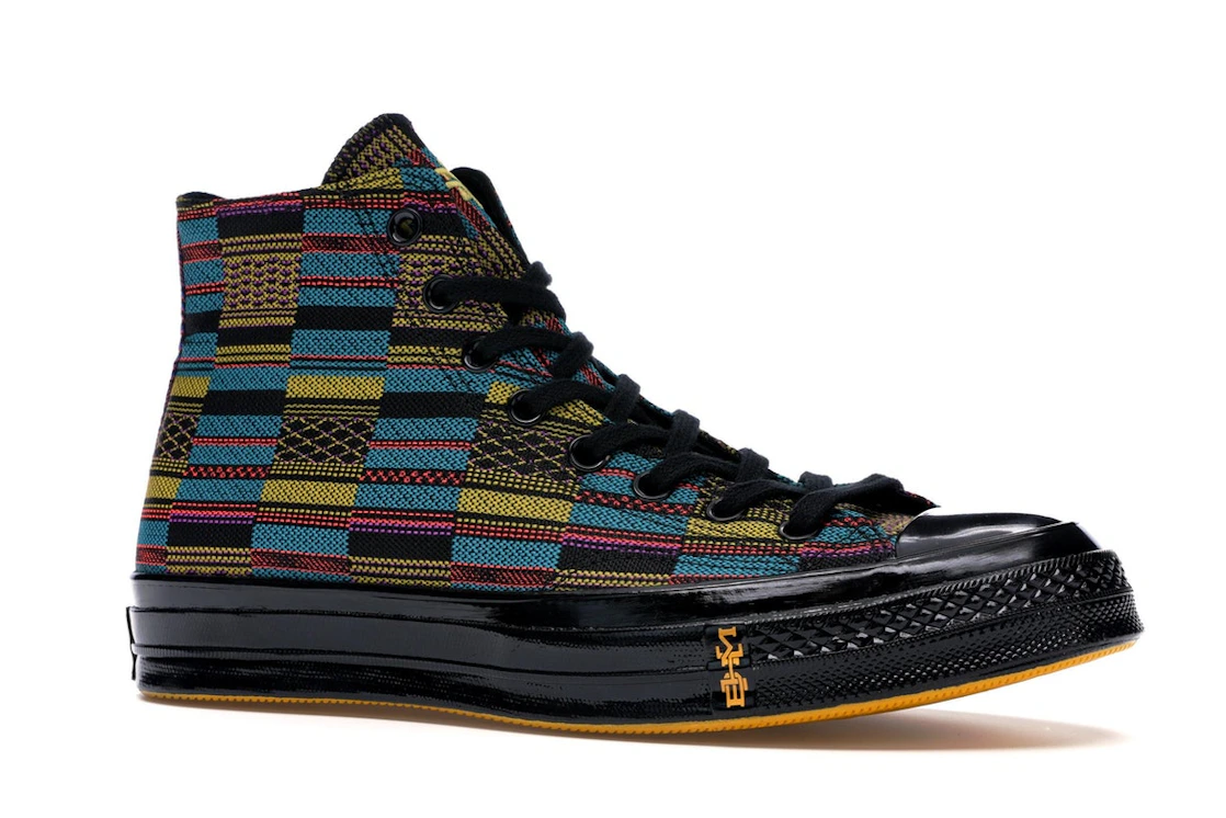 Vue 4 de Converse Chuck Taylor All Star 70 Hi BHM Black Multi All Over Print (2019)