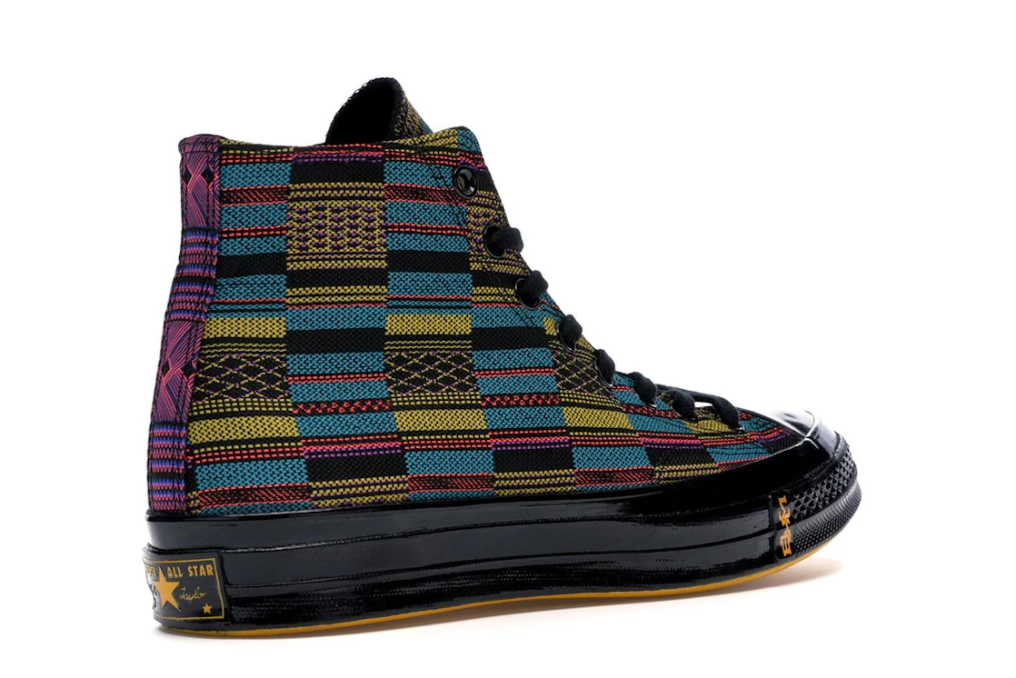 Vue 33 de Converse Chuck Taylor All Star 70 Hi BHM Black Multi All Over Print (2019)