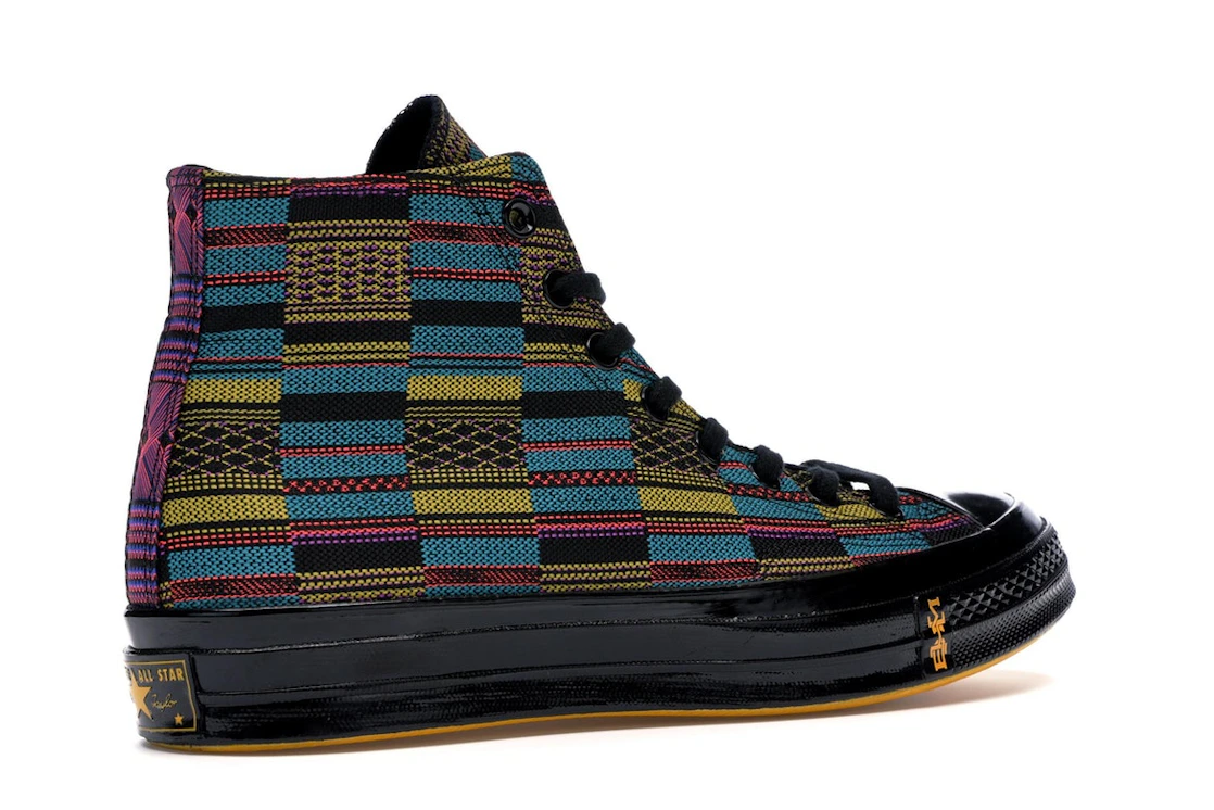 Vue 34 de Converse Chuck Taylor All Star 70 Hi BHM Black Multi All Over Print (2019)