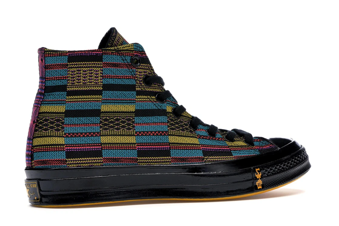 Vue 35 de Converse Chuck Taylor All Star 70 Hi BHM Black Multi All Over Print (2019)
