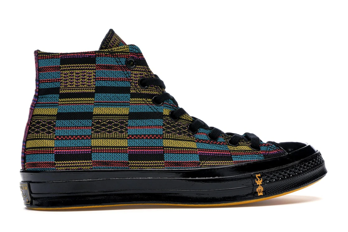 Vue 36 de Converse Chuck Taylor All Star 70 Hi BHM Black Multi All Over Print (2019)