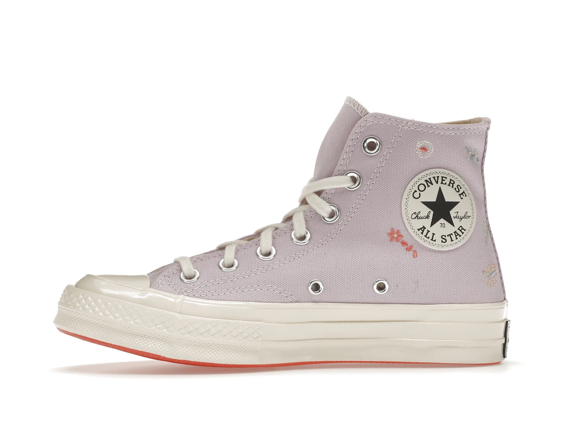 Vue 18 de Converse Chuck Taylor All Star 70 Hi Embroidered Floral Pale Amethyst