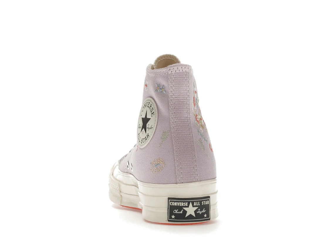 Vue 27 de Converse Chuck Taylor All Star 70 Hi Embroidered Floral Pale Amethyst