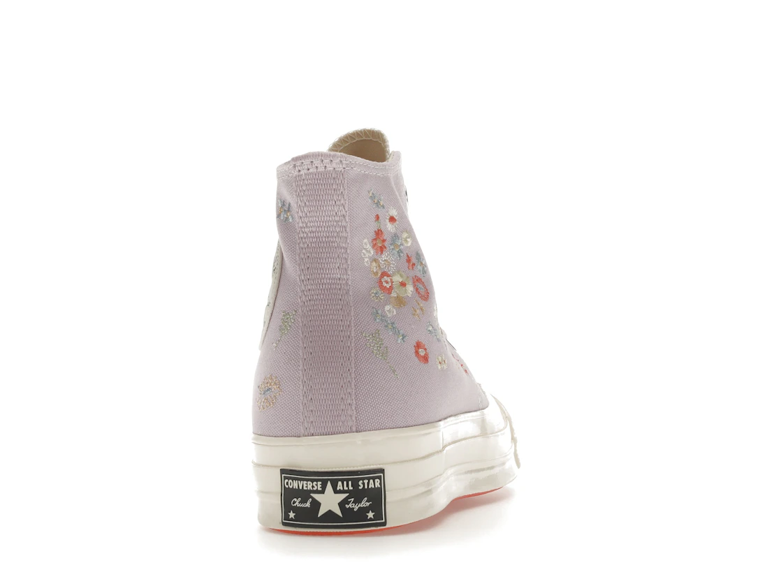 Vue 29 de Converse Chuck Taylor All Star 70 Hi Embroidered Floral Pale Amethyst