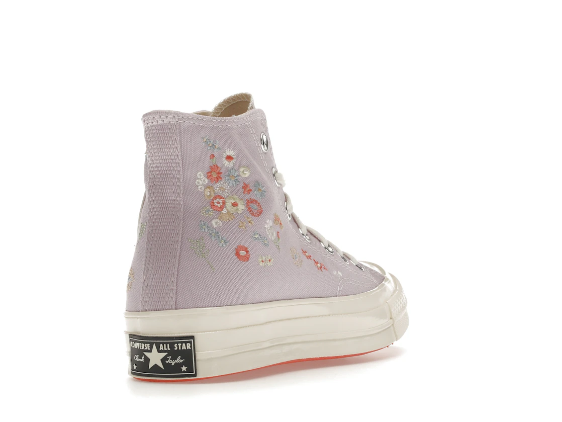 Vue 31 de Converse Chuck Taylor All Star 70 Hi Embroidered Floral Pale Amethyst