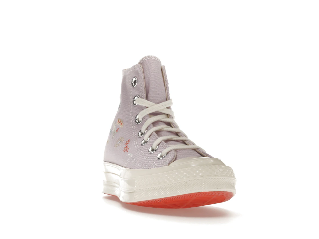 Vue 8 de Converse Chuck Taylor All Star 70 Hi Embroidered Floral Pale Amethyst