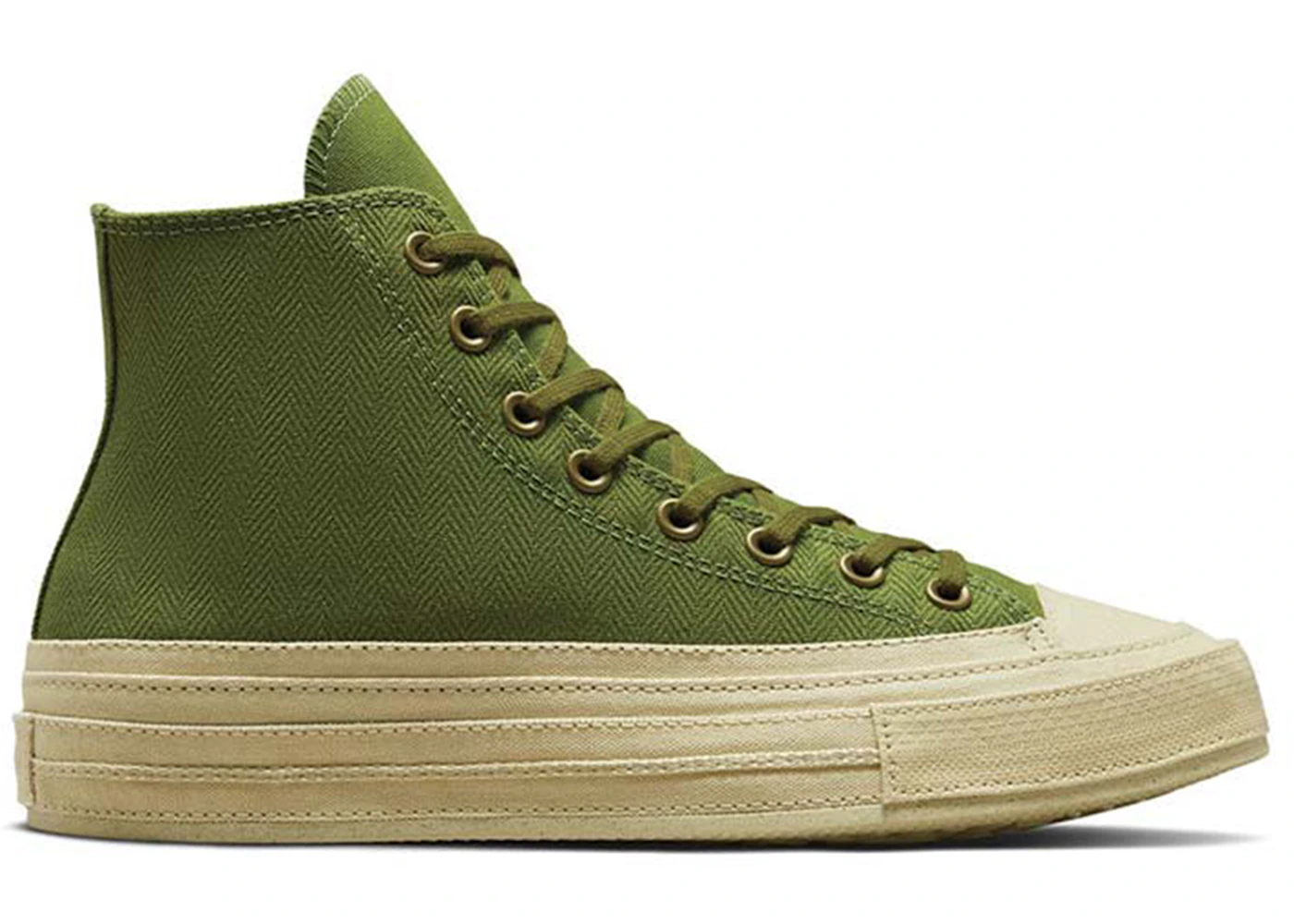 Converse Chuck Taylor All Star 70 Hi Herringbone Grassy Green