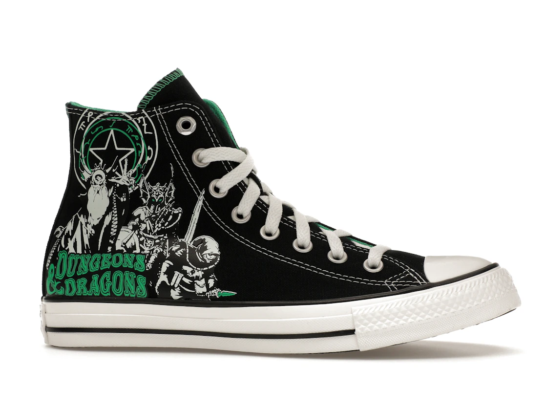 Vue 2 de Converse Chuck Taylor All Star Hi Dungeons & Dragons Black Green