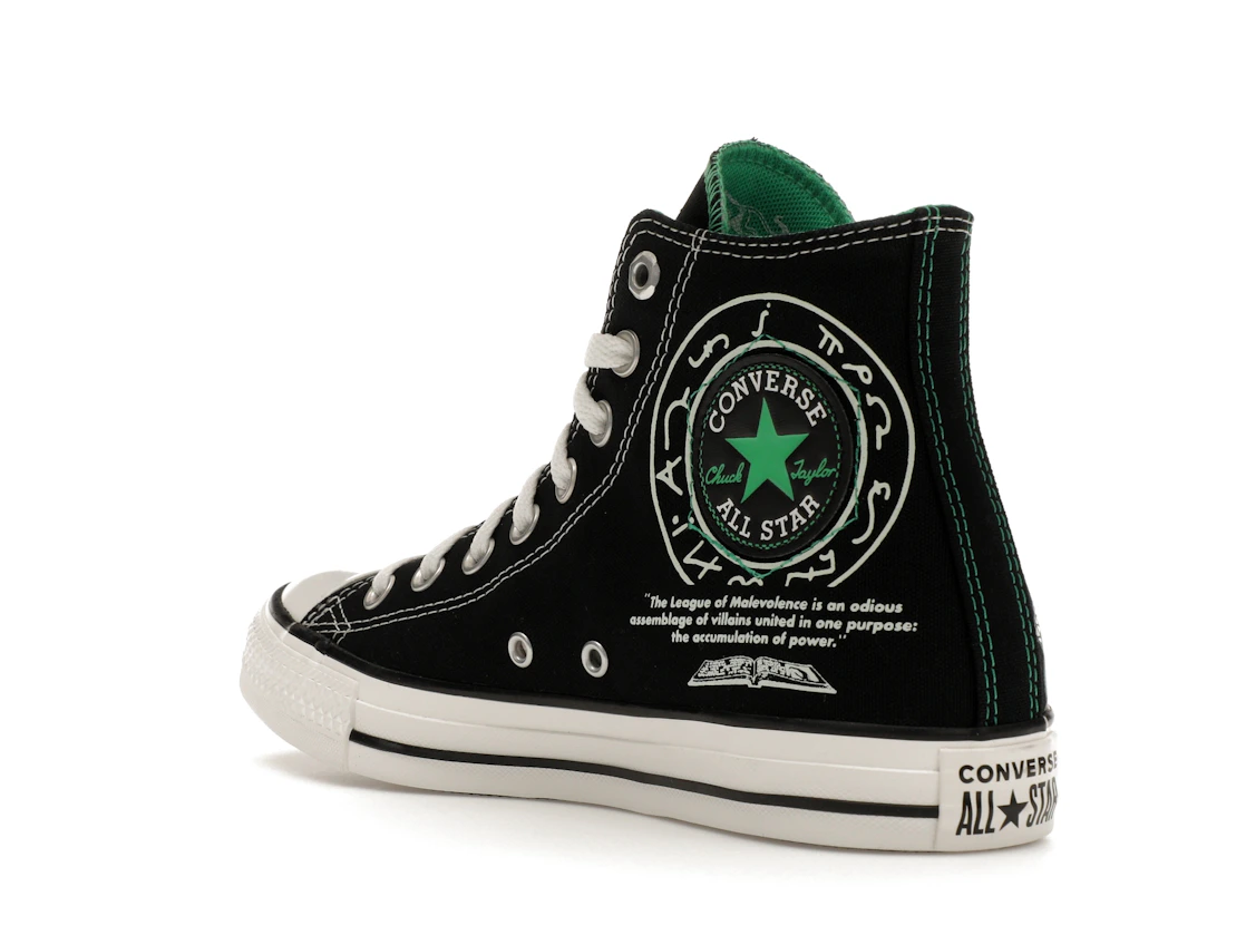 Vue 24 de Converse Chuck Taylor All Star Hi Dungeons & Dragons Black Green
