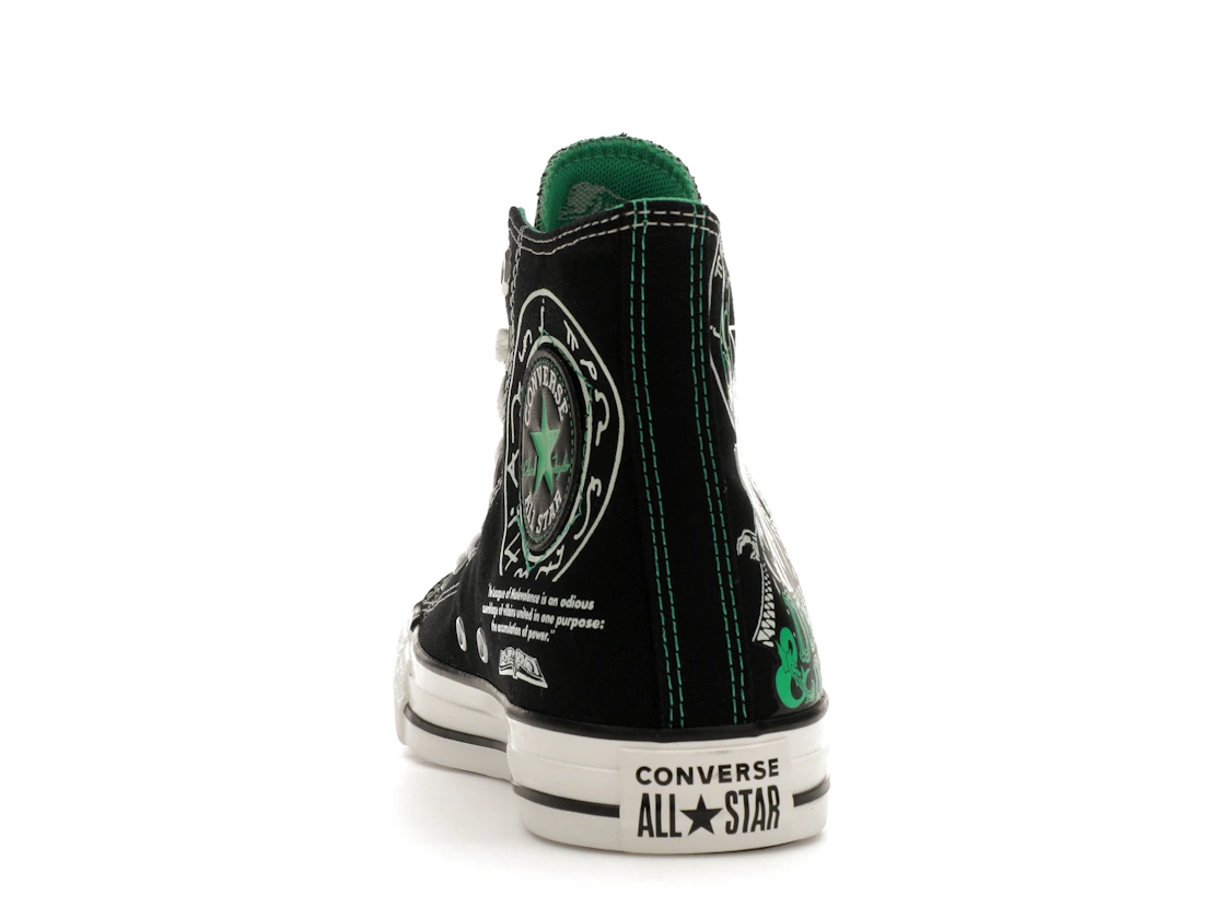 Vue 27 de Converse Chuck Taylor All Star Hi Dungeons & Dragons Black Green