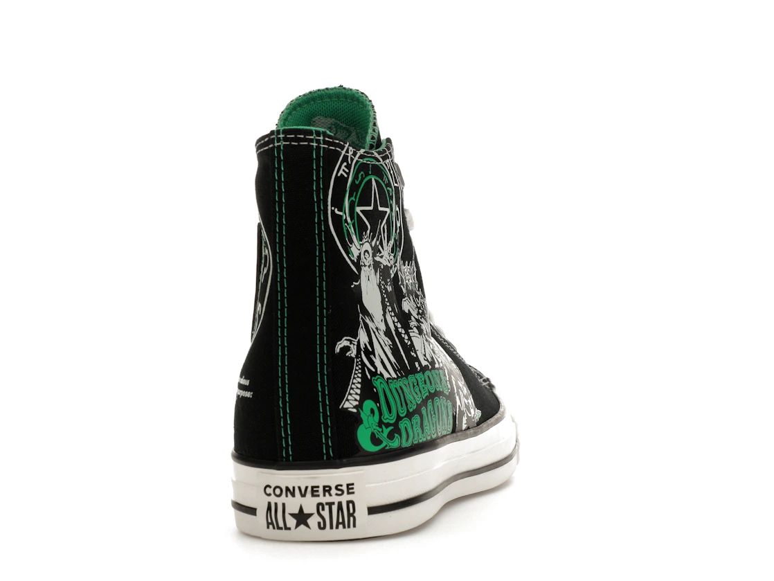 Vue 29 de Converse Chuck Taylor All Star Hi Dungeons & Dragons Black Green
