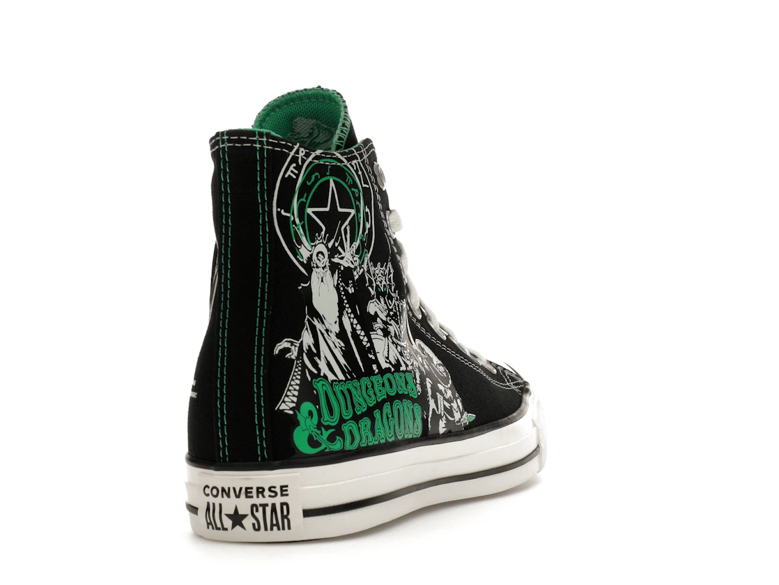 Vue 30 de Converse Chuck Taylor All Star Hi Dungeons & Dragons Black Green