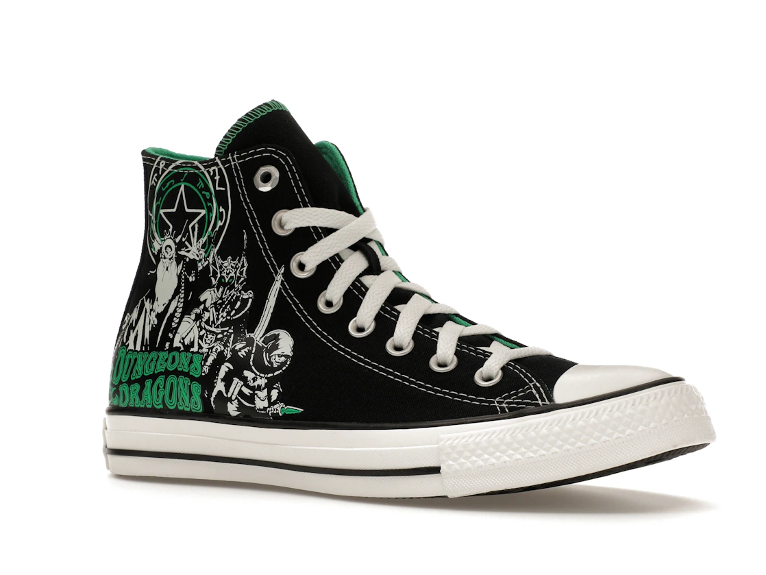 Vue 4 de Converse Chuck Taylor All Star Hi Dungeons & Dragons Black Green